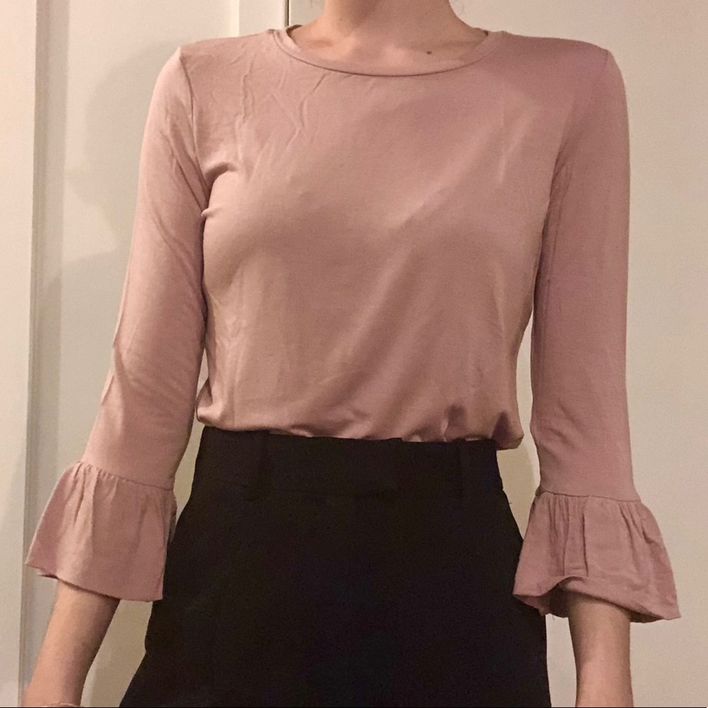 TWIK Flared Sleeve Top
